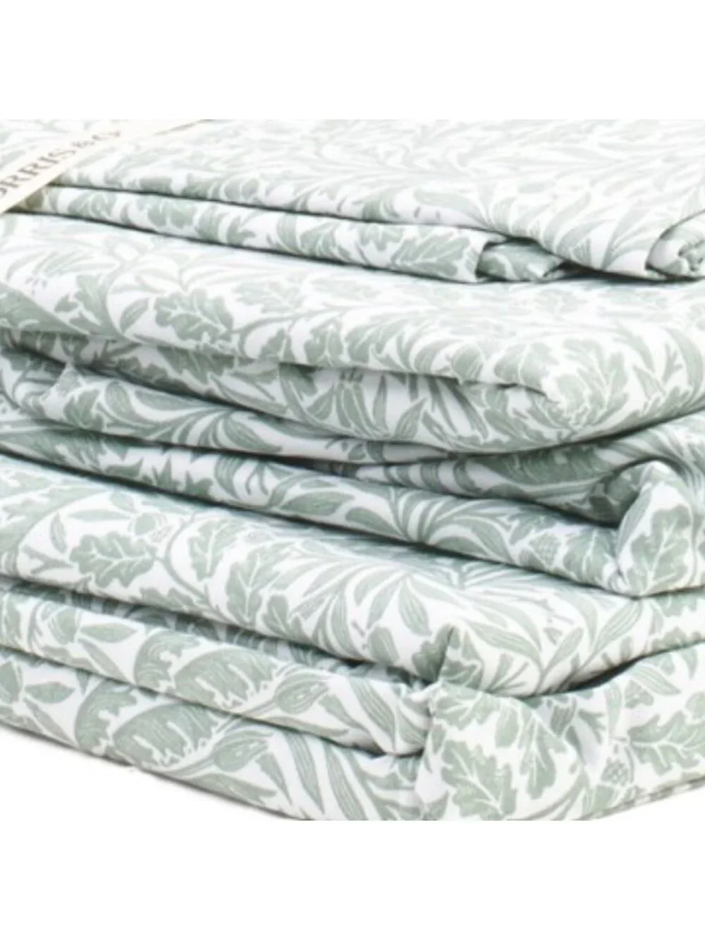 MORRIS & CO. Cotton Percale Floral Sheet Set